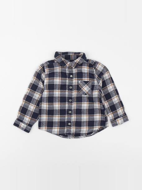 Chemise - 2 ans Blanc, bleu 1 - vertbaudet enfant 