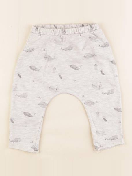 Sarouel doublé - 6 mois Gris 1 - vertbaudet enfant 