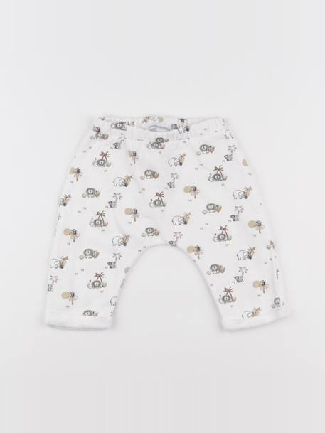 Pantalon - 6 mois Blanc 1 - vertbaudet enfant 