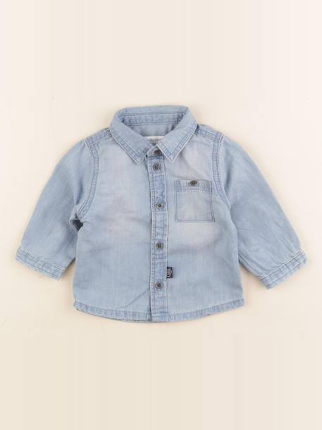 Chemise - 3 mois Bleu 1 - vertbaudet enfant 