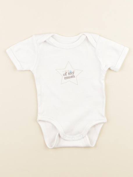 Body - 1 mois Blanc 1 - vertbaudet enfant 