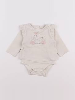 Seconde main-Fille-Body tee-shirt - 3 mois