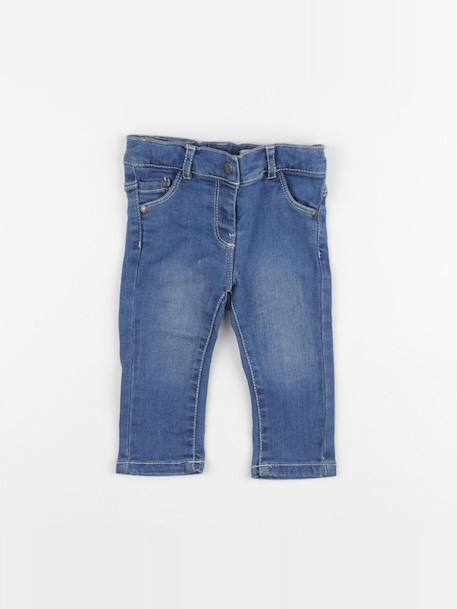 Jean - 6 mois Bleu 1 - vertbaudet enfant 