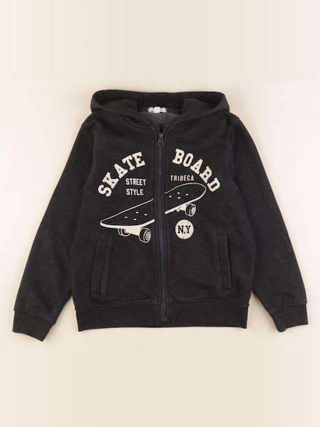 Sweat - 10 ans Noir 1 - vertbaudet enfant 