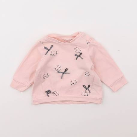 Sweat - 3 mois Rose 1 - vertbaudet enfant 