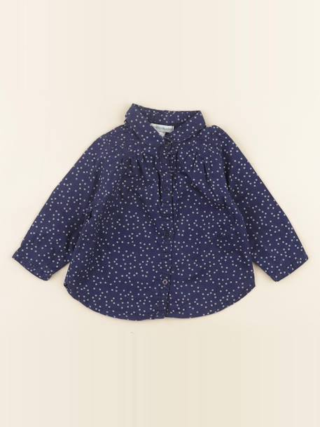 Blouse - 6 mois Bleu 1 - vertbaudet enfant 
