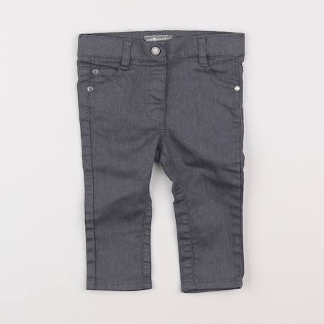 Pantalon - 6 mois Gris, argent 1 - vertbaudet enfant 