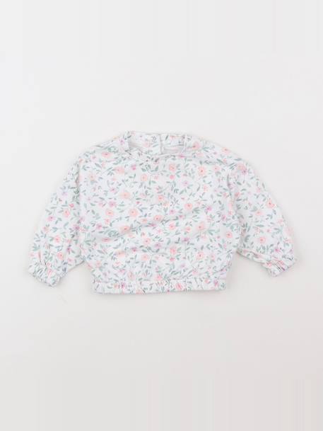 Sweat - 6 mois Blanc 1 - vertbaudet enfant 
