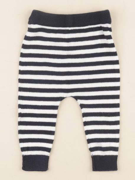 Sarouel - 3 mois Blanc, bleu 1 - vertbaudet enfant 