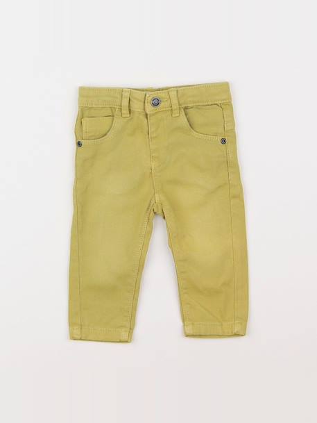 Jean - 9 mois Jaune 1 - vertbaudet enfant 