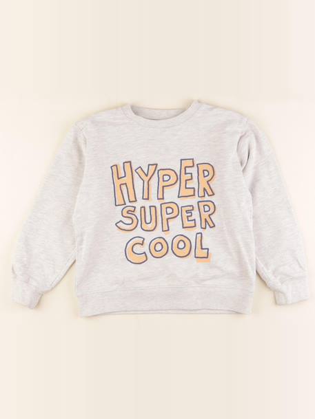 Sweat - 10 ans Gris 1 - vertbaudet enfant 