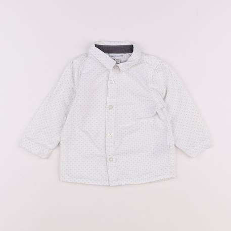 Chemise - 12 mois Blanc 1 - vertbaudet enfant 