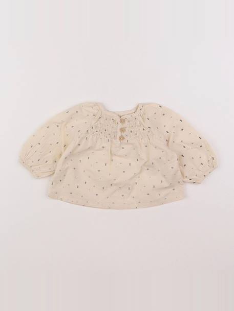 Blouse - 3 mois Beige 1 - vertbaudet enfant 