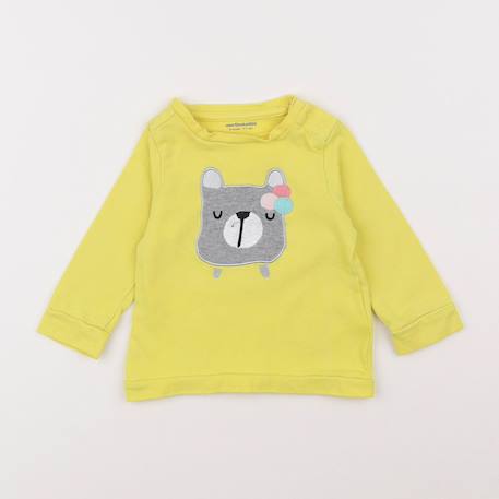 Sweat - 9 mois Jaune 1 - vertbaudet enfant 