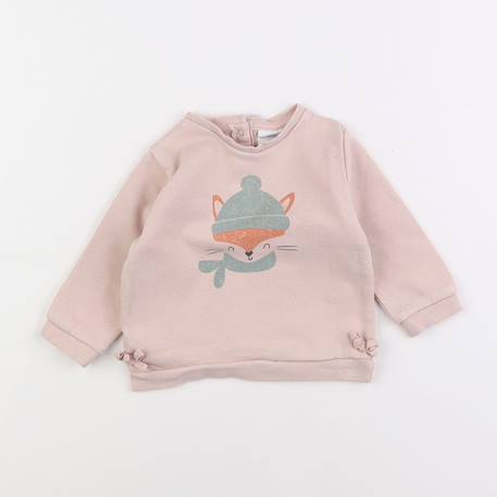 Sweat - 12 mois Rose 1 - vertbaudet enfant 