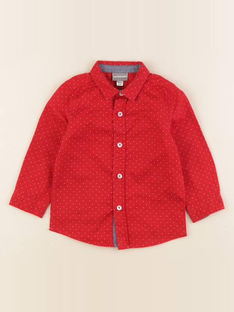 Chemise - 2 ans Rouge 1 - vertbaudet enfant 