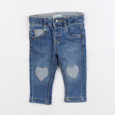 Jean - 3 mois Bleu 1 - vertbaudet enfant 