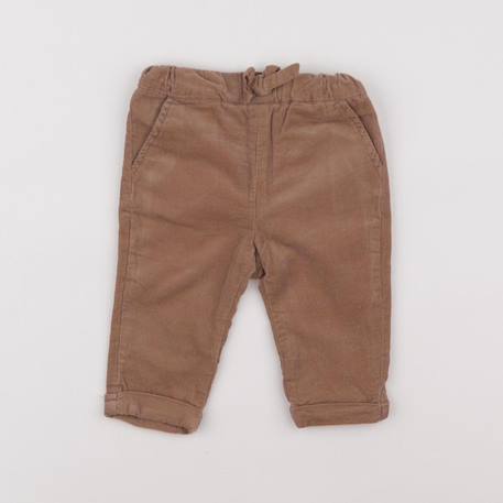 Pantalon doublé - 6 mois Marron 1 - vertbaudet enfant 