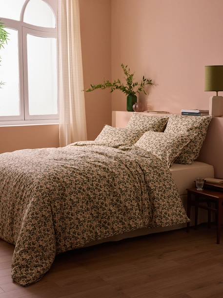 Housse de couette percale de coton 'manon' Bleu+Jaune 6 - vertbaudet enfant 