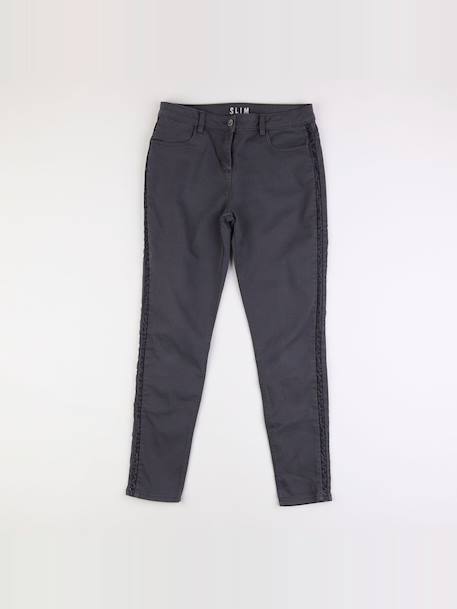 Pantalon - 14 ans Gris 1 - vertbaudet enfant 