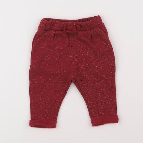 Pantalon - 3 mois Rouge 1 - vertbaudet enfant 