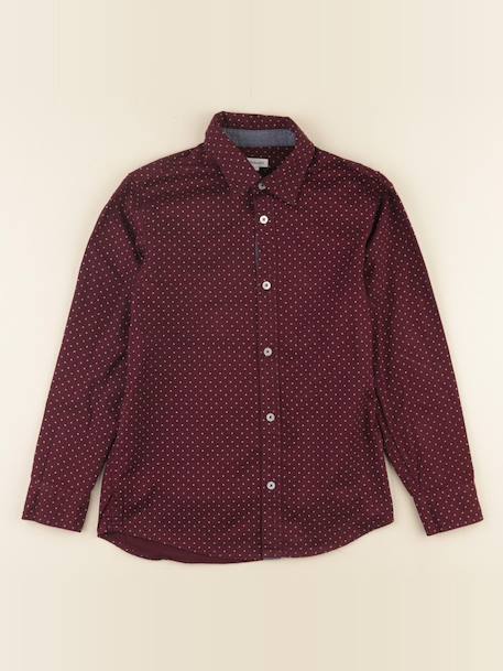 Chemise - 10 ans Rouge 1 - vertbaudet enfant 