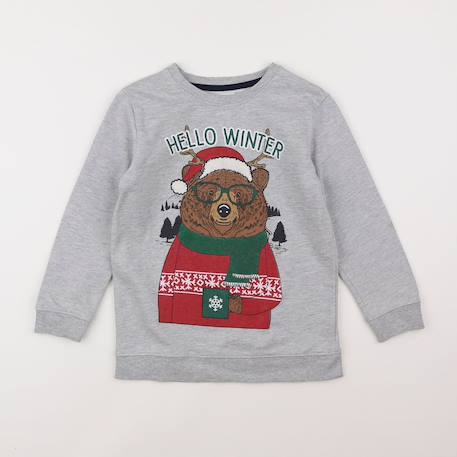 Sweat - 10 ans Gris 1 - vertbaudet enfant 