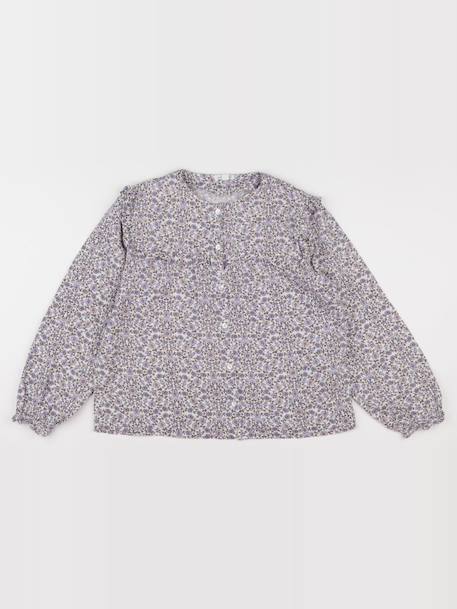 Blouse - 10 ans Violet 1 - vertbaudet enfant 