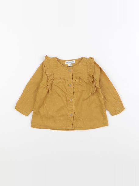 Blouse - 9 mois Jaune 1 - vertbaudet enfant 
