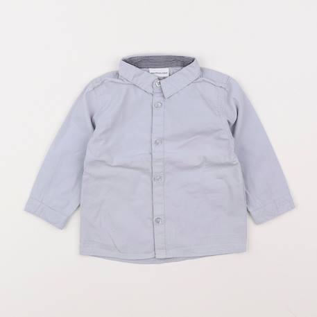 Chemise - 12 mois Gris 1 - vertbaudet enfant 