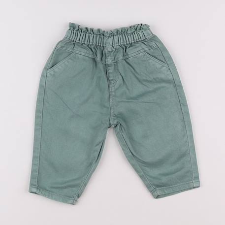 Pantalon - 6 mois Vert 1 - vertbaudet enfant 