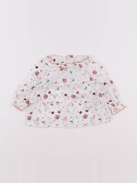 Blouse - 6 mois Blanc 1 - vertbaudet enfant 