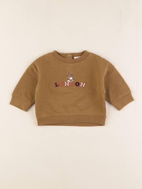 Sweat - 9 mois Marron 1 - vertbaudet enfant 