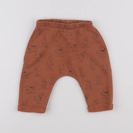 Pantalon - 6 mois Marron 1 - vertbaudet enfant 
