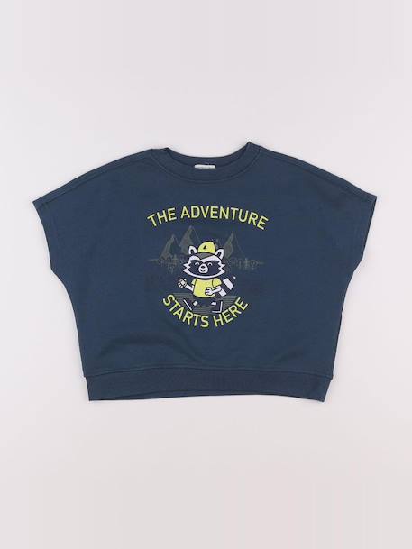 Sweat - 5 ans Bleu 1 - vertbaudet enfant 