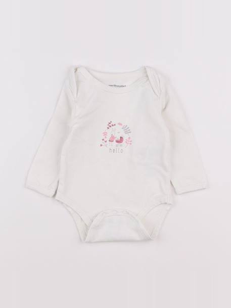 Body - 3 mois Blanc 1 - vertbaudet enfant 