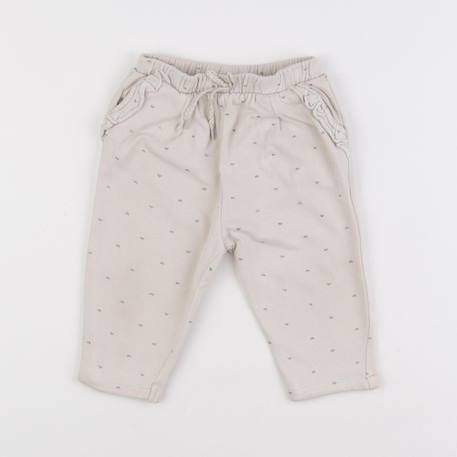 Pantalon - 12 mois Beige, argent 1 - vertbaudet enfant 