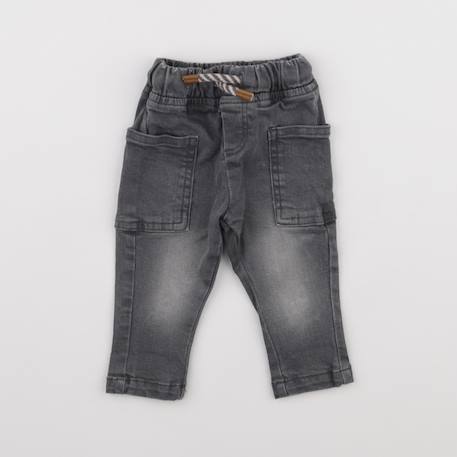 Jean - 3 mois Gris 1 - vertbaudet enfant 