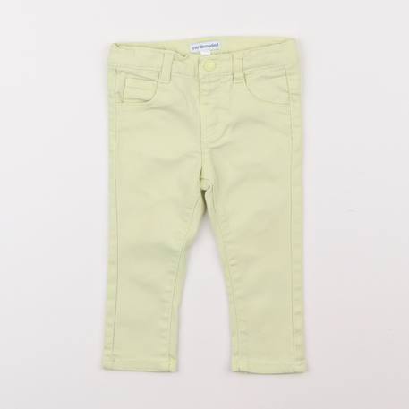 Pantalon - 18 mois Jaune 1 - vertbaudet enfant 