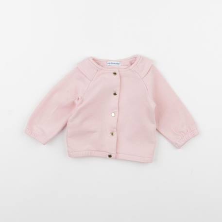 Sweat - 6 mois Rose 1 - vertbaudet enfant 