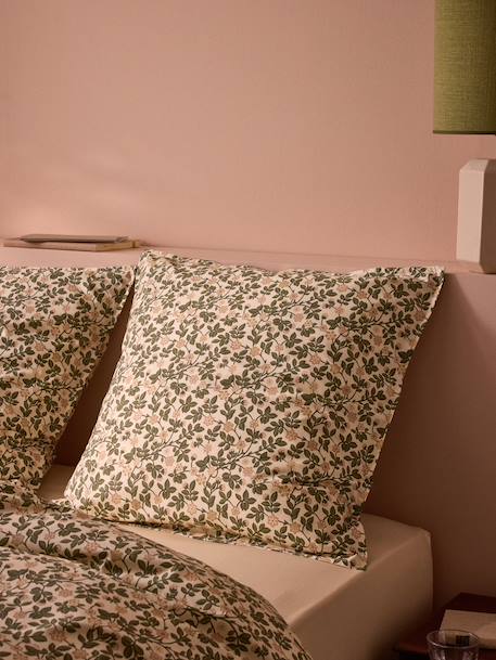 Taie d'oreiller percale de coton 'manon' Bleu+Jaune 5 - vertbaudet enfant 