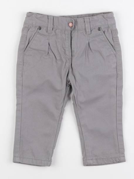 Pantalon - 6 mois Gris 1 - vertbaudet enfant 
