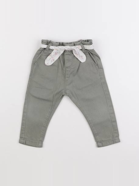 Pantalon - 9 mois Vert 1 - vertbaudet enfant 
