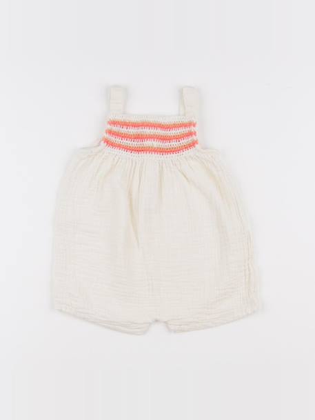 Salopette - 12 mois Beige 1 - vertbaudet enfant 