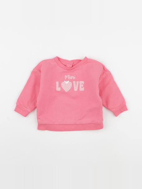 Sweat - 9 mois Rose 1 - vertbaudet enfant 
