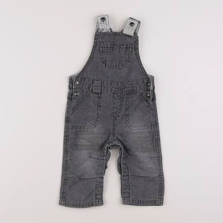 Salopette - 6 mois Gris 1 - vertbaudet enfant 