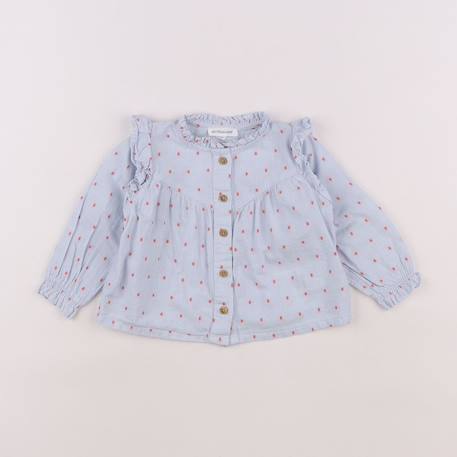 Blouse - 6 mois Bleu 1 - vertbaudet enfant 