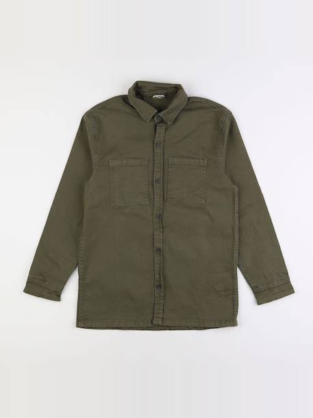 Chemise imprimé au dos - 14 ans Vert 1 - vertbaudet enfant 