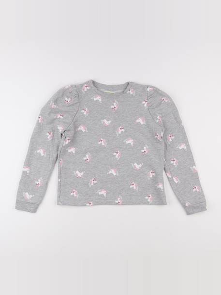 Sweat - 10 ans Gris 1 - vertbaudet enfant 