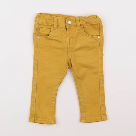 Pantalon - 9 mois Jaune 1 - vertbaudet enfant 